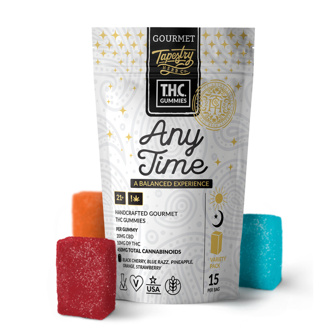 Tapestry Herb Co. | THC Gummies | 450mg | 15 Count / Anytime